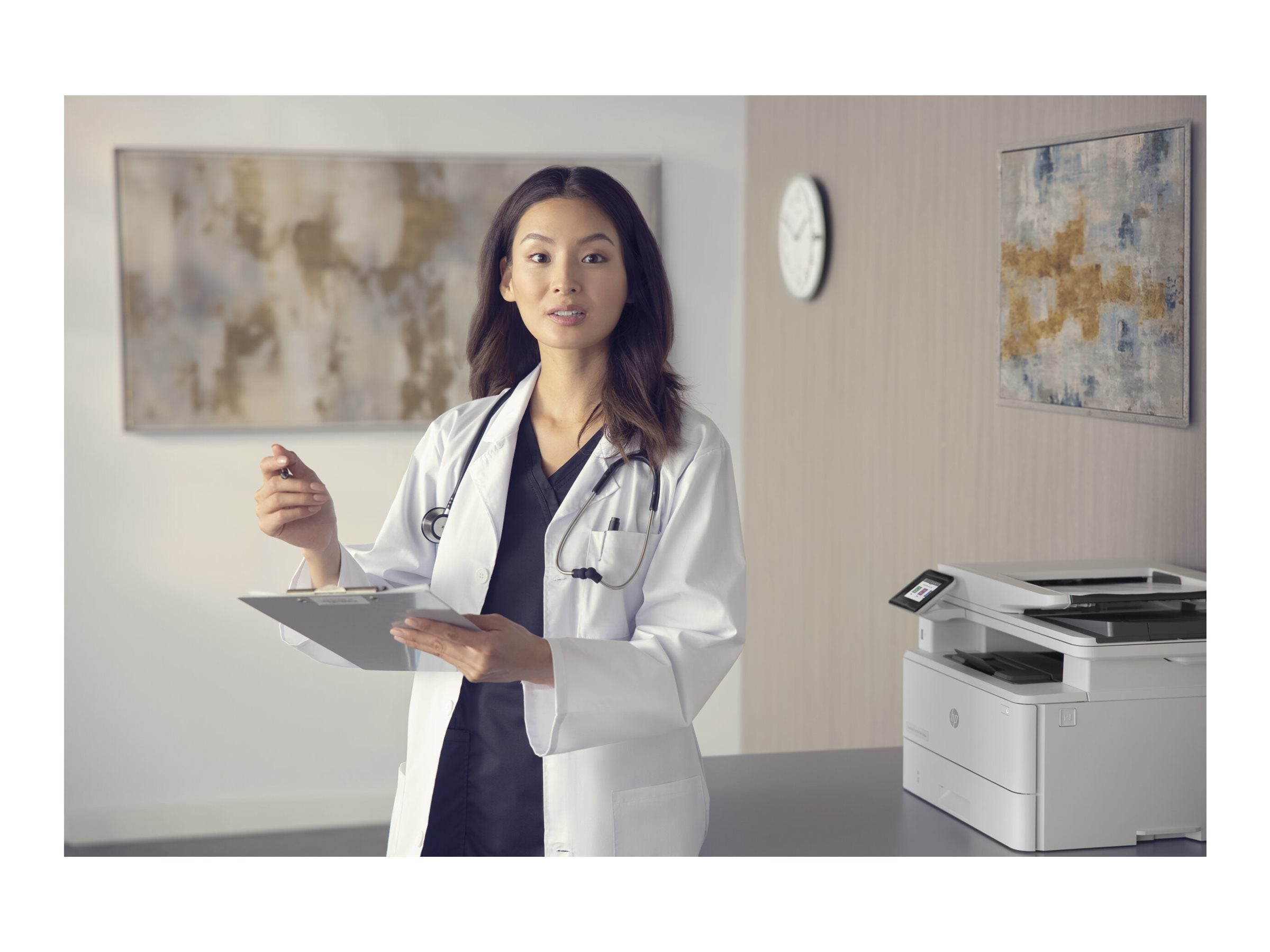 HP LaserJet Pro MFP 4102dw MFP Mono laser A4 38ppm Copy 40ppm Print 350sheets LAN Imprimante Wi-Fi USB Bluetooth