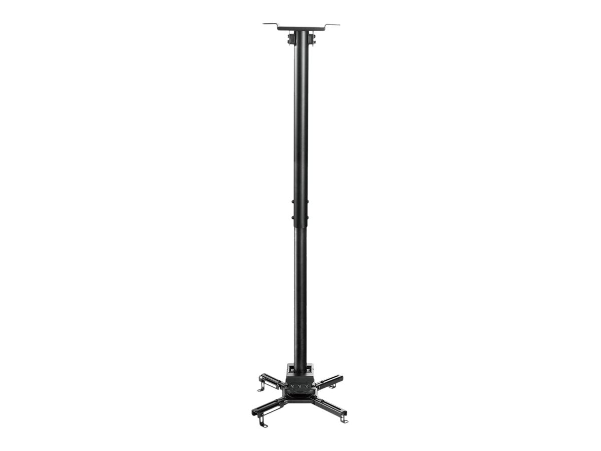 NEOMOUNTS CL25-540BL1 Support de plafond pour vidéoprojecteur - h 60.5-90.5 cm - installation facile - orientable