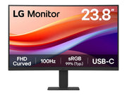 LG - Ecran LCD incurve - 24p 1920x1080 FHD 100 Hz - VA - 5 ms - Inclinable - Garantie 3 ans