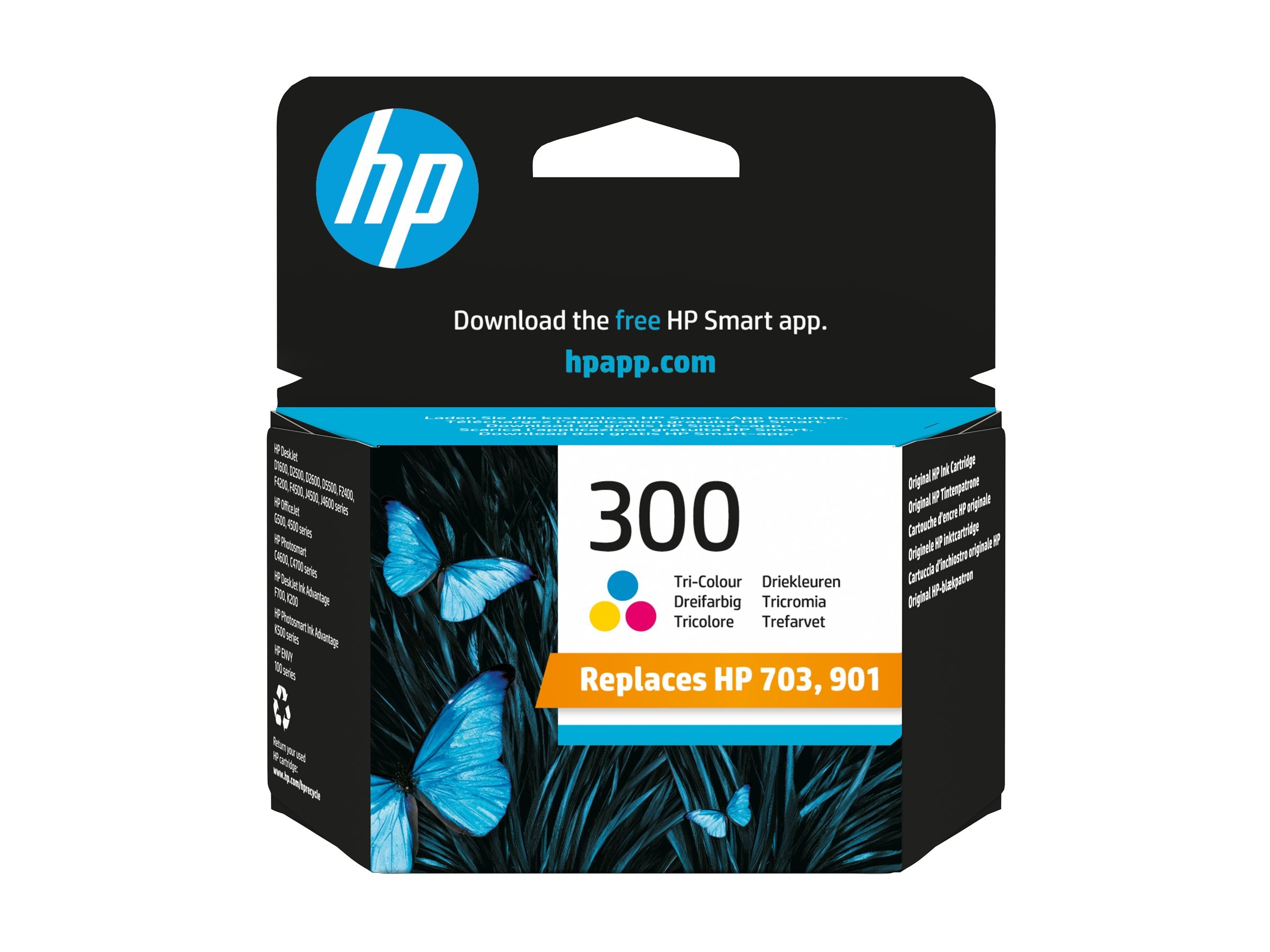 HP Ink Cart 300/Tricol w Viv