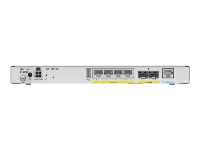 CISCO ISR1100 Router 4 GE LAN/WAN Ports and 2 SFP ports 4GB RAM REMANUFACTURED