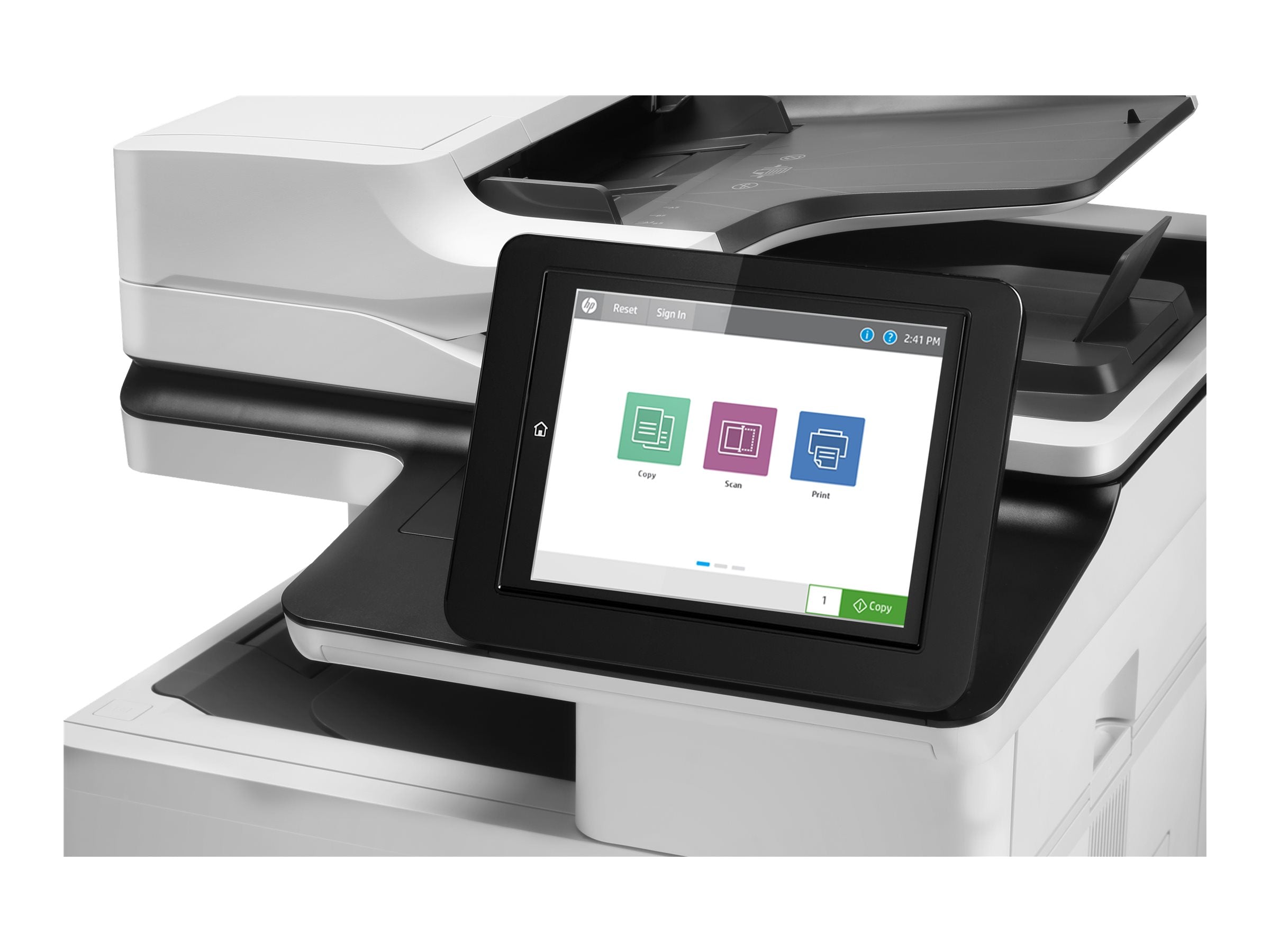 HP LaserJet Enterprise MFP M636fh MFP Mono laser 216x864mm A4 71ppm Copy 71ppm Print 650sheets USB LAN