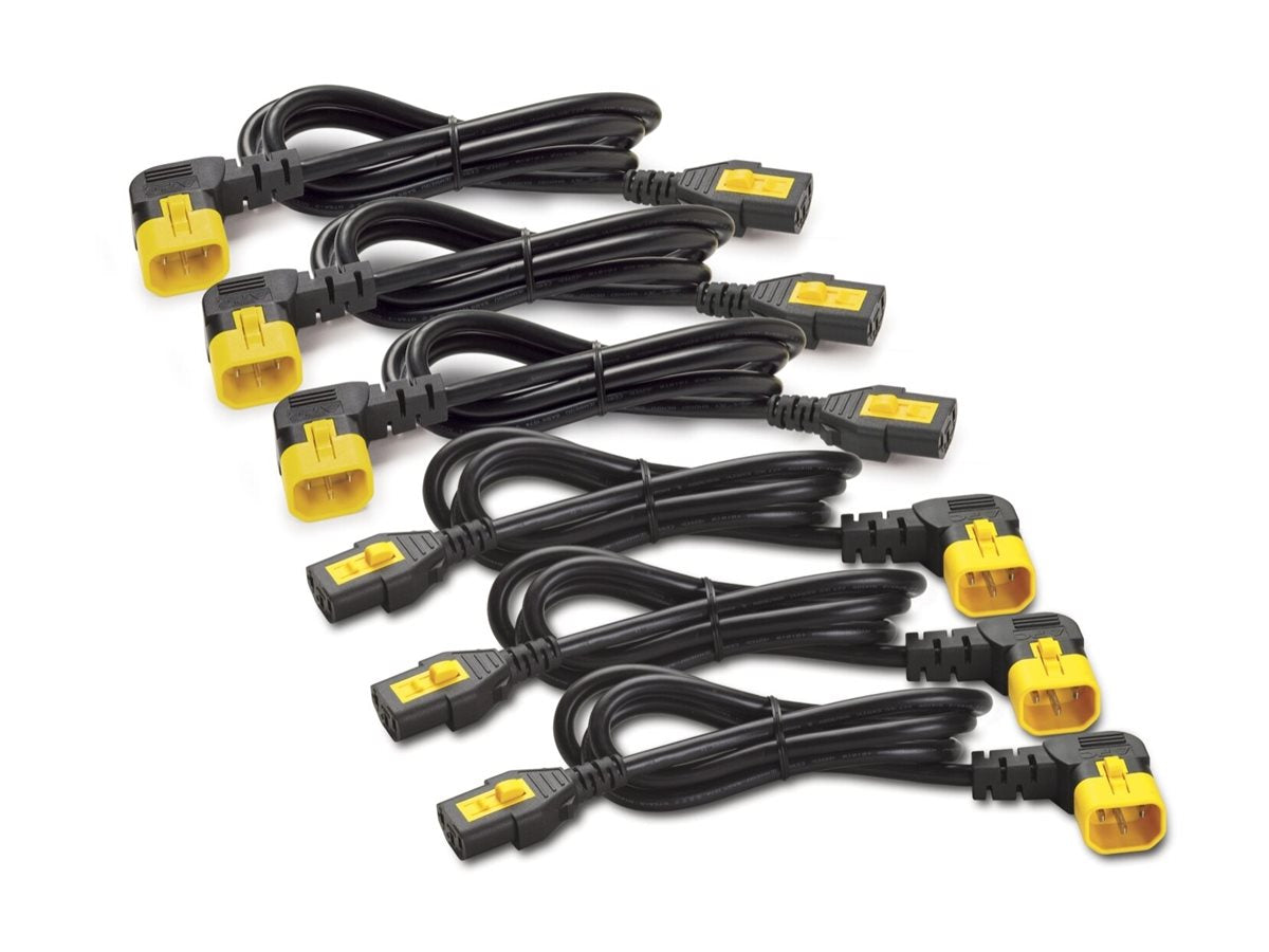 APC Power cable power IEC 60320 C13 to IEC 60320 C14 10 A 61cm 90 connector Black Worldwide