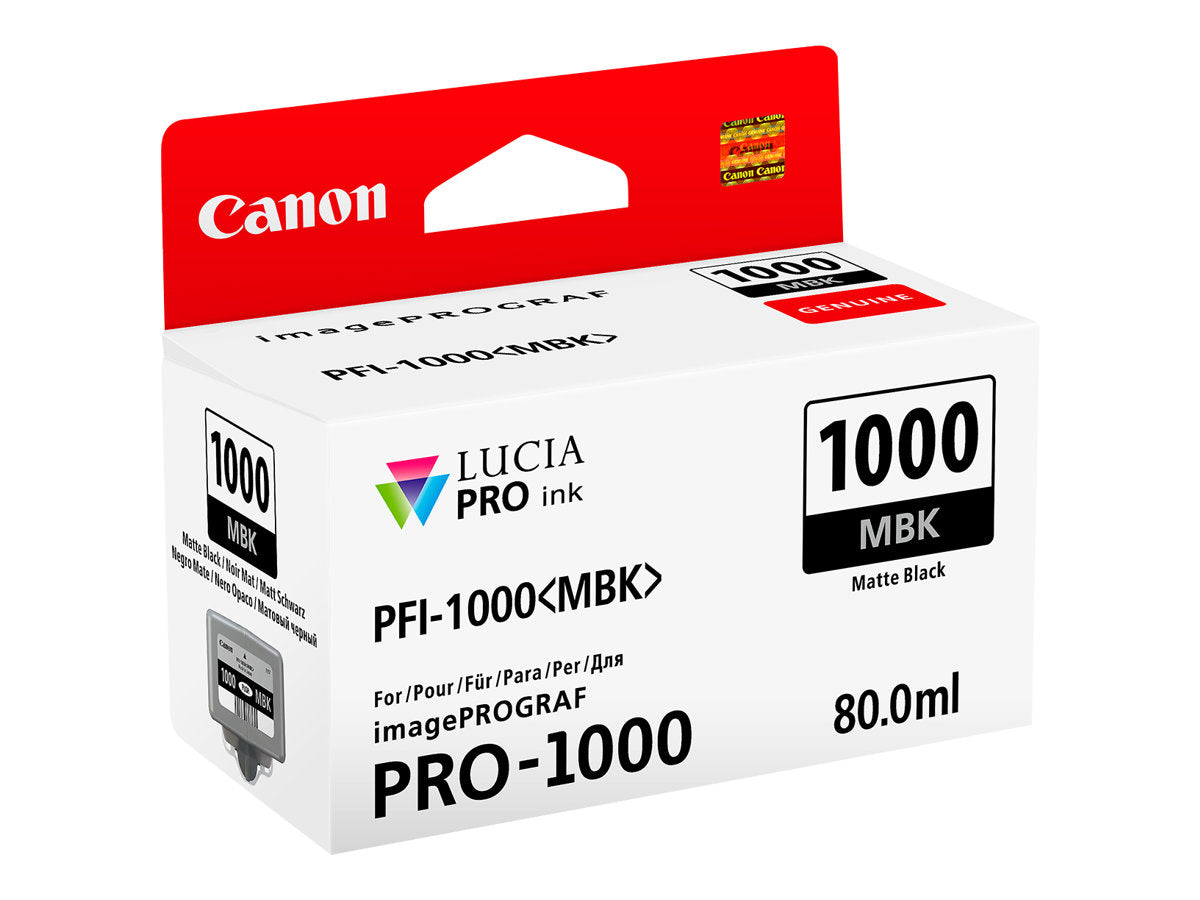 Ink/PFI-1000 Cartridge Matte BK