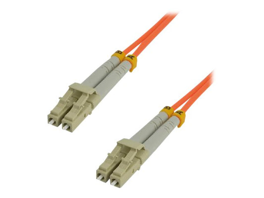 MCL FJOM2/LCLC-15M - Jarretière optique OM2 duplex multimode 50/125 - LC / LC 15m