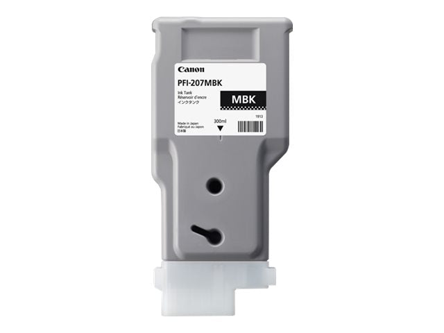 CANON PFI-207MBK cartouche dencre noir mat capacité standard 300ml pack de 1