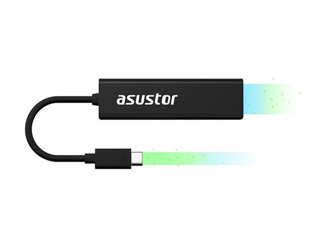 ASUSTOR AS-U2.5G2 - Adaptateur USB 3.2 Gen1 Type-C vers 2.5 GbE