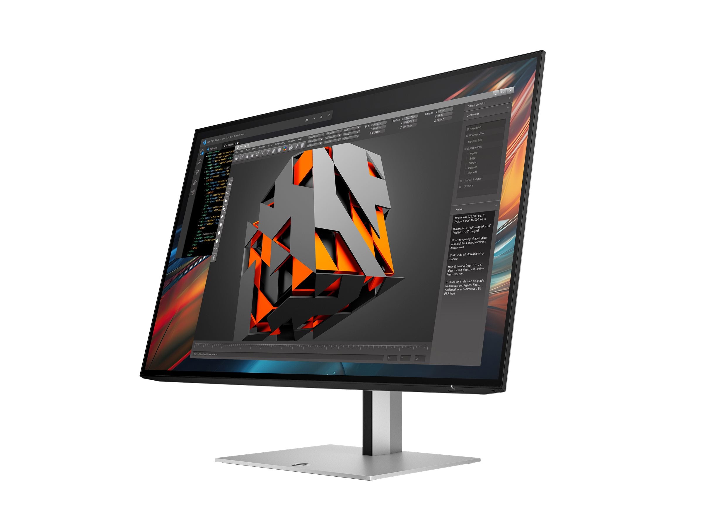 HP Écran WUXGA Series 7 Pro 724pu 24p Mointeur 24 WUXGA 1920x1200 HDMI USB-C USB hub DisplayPort