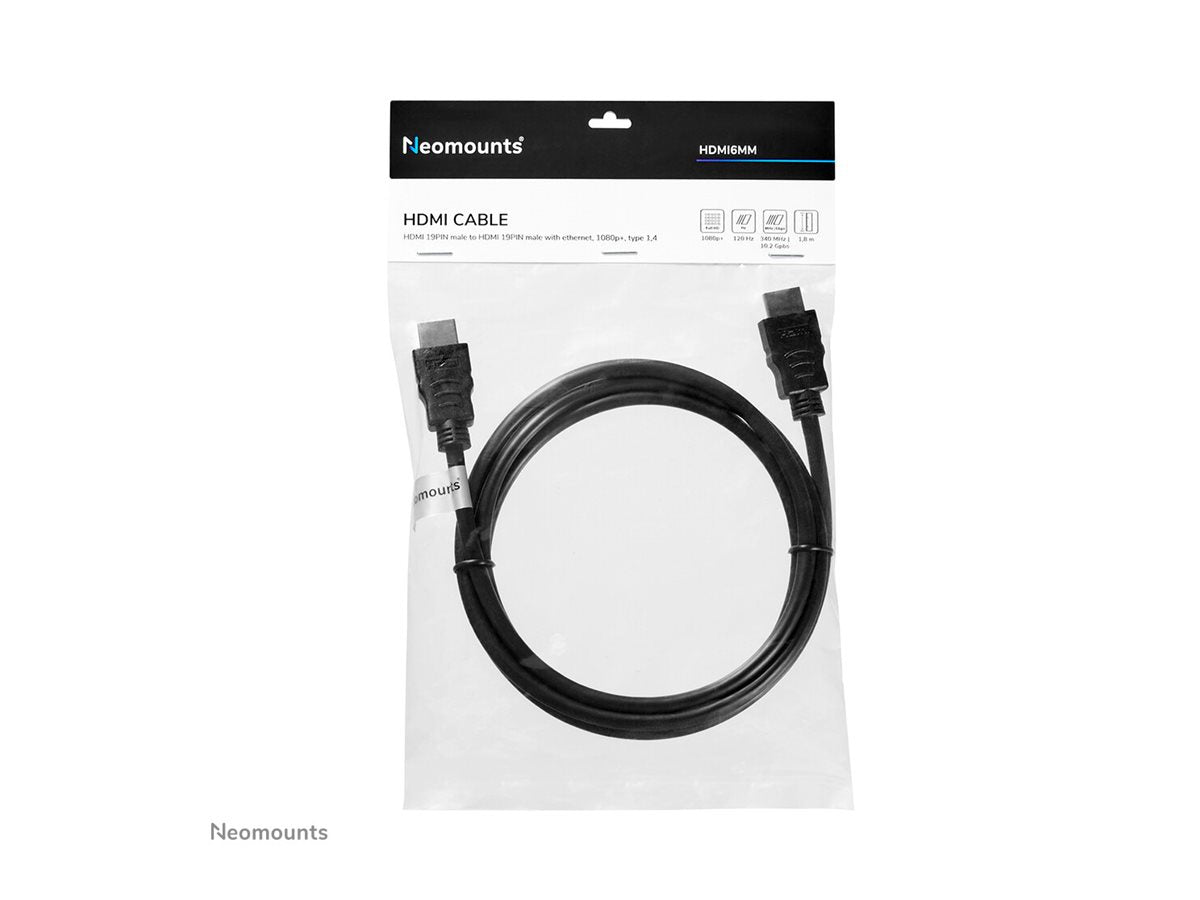NEOMOUNTS HDMI6MM câble HDMI - 1.8 mètres