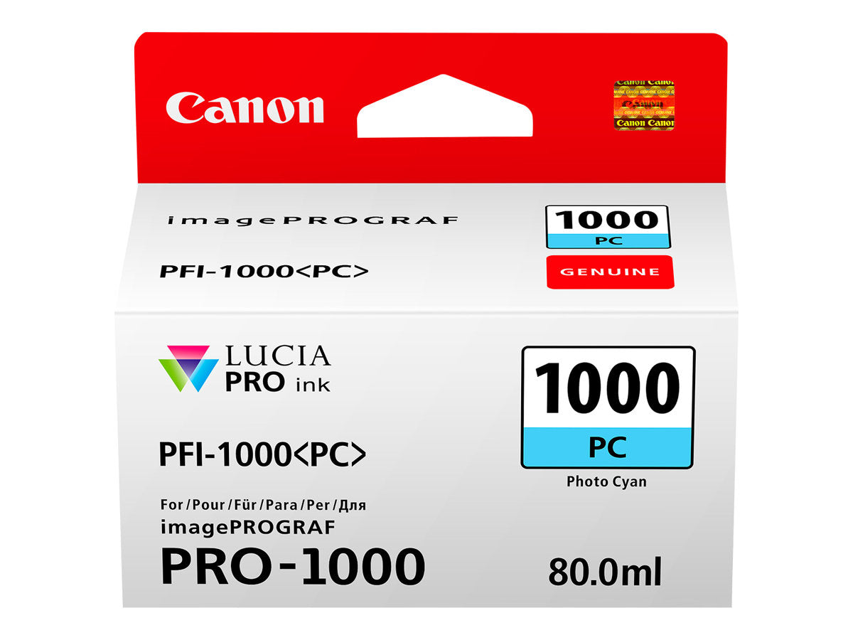 Ink/PFI-1000 Cartridge Photo CY