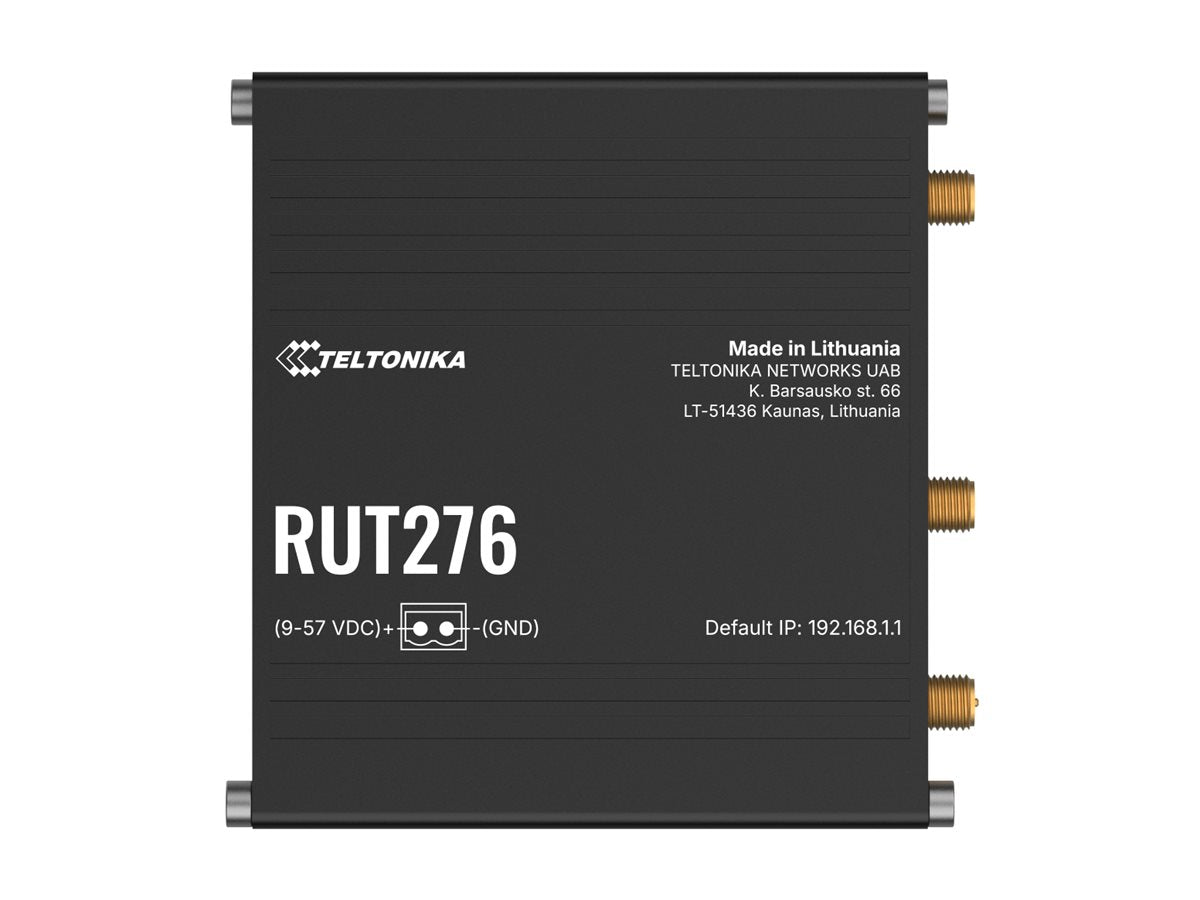TELTONIKA NETWORKS RUT276 Compact Redcap 5G Router