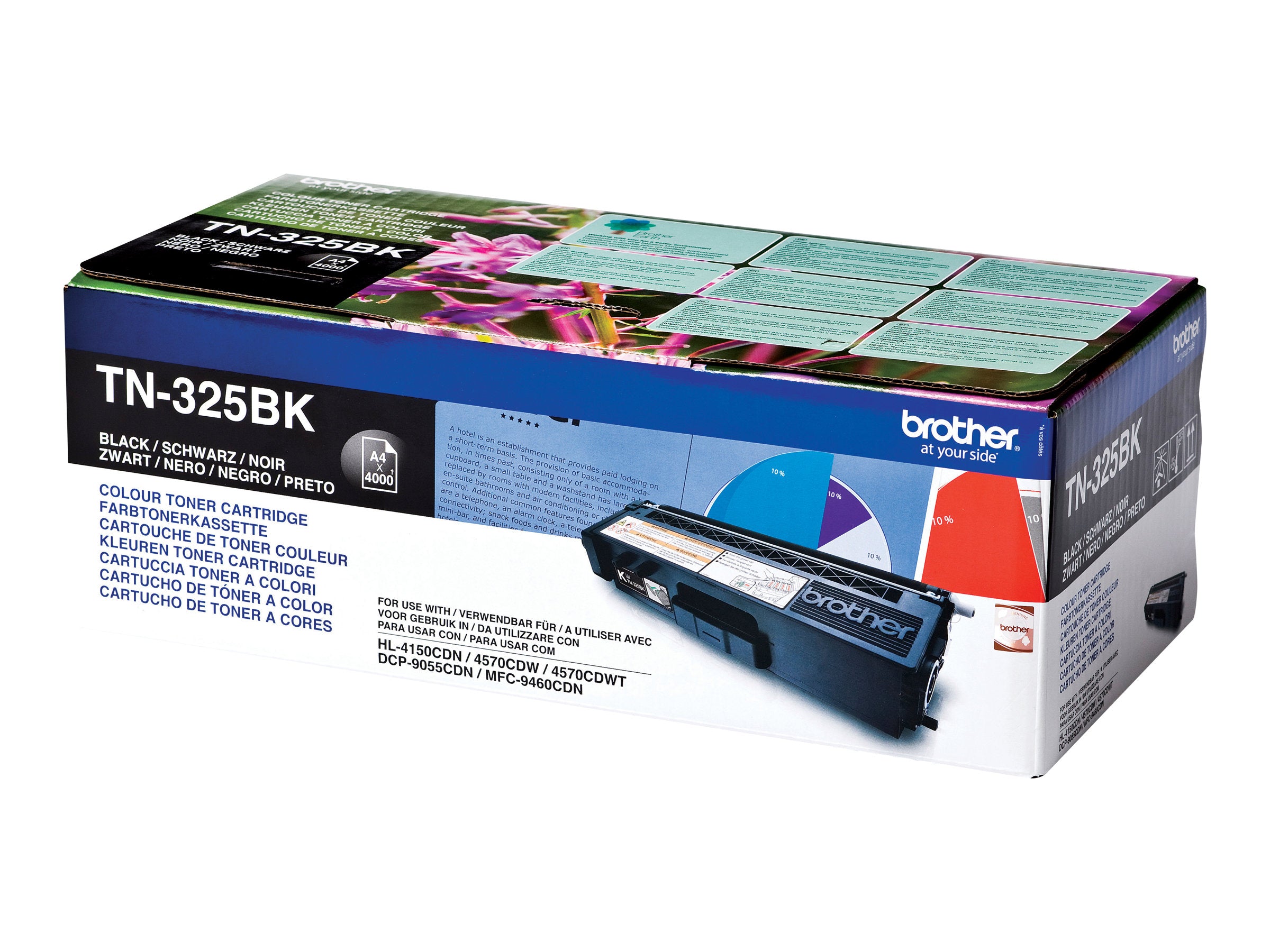 BROTHER TN-325 cartouche de toner noir capacité standard 4.000 pages pack de 1