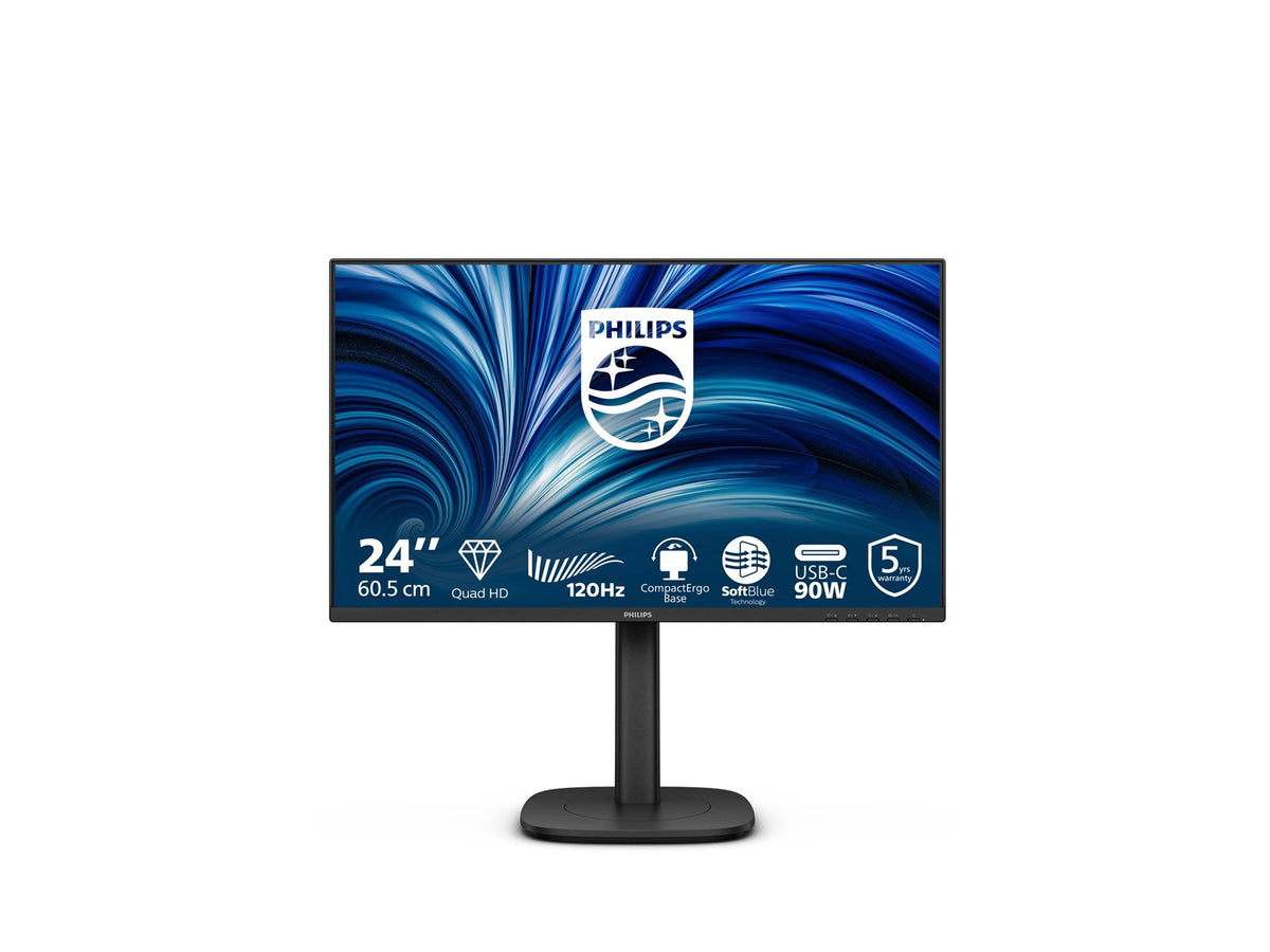 PHILIPS 24B2U3601/00 23.8p IPS QHD 120Hz 350cd/m2 4ms HDMI2.1 DP USB-C DP ALT PD90W RJ45 USB HUB