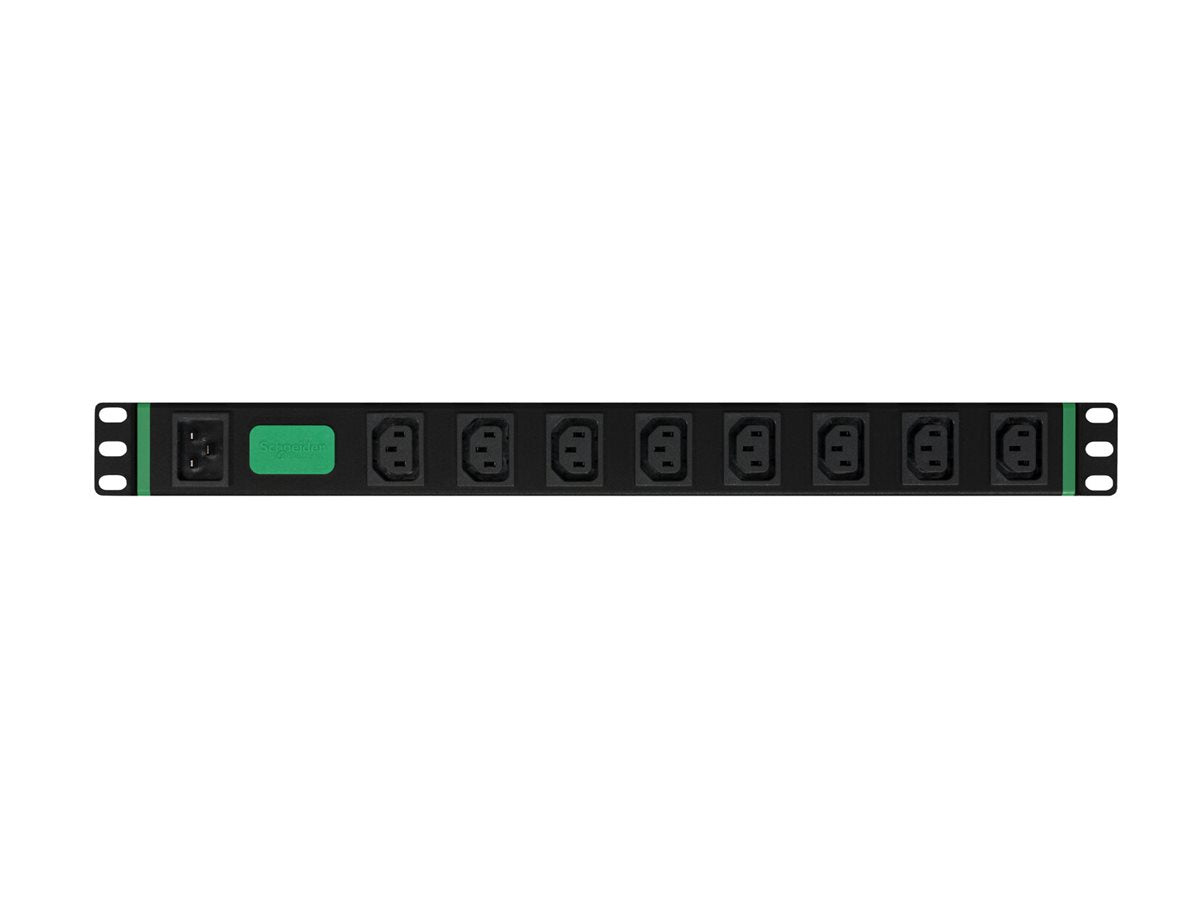 APC Easy Rack PDU Basic horizontal 1-phase 3.7 kW 230 V 16 A 8 x C13 sockets IEC60320 C20 input