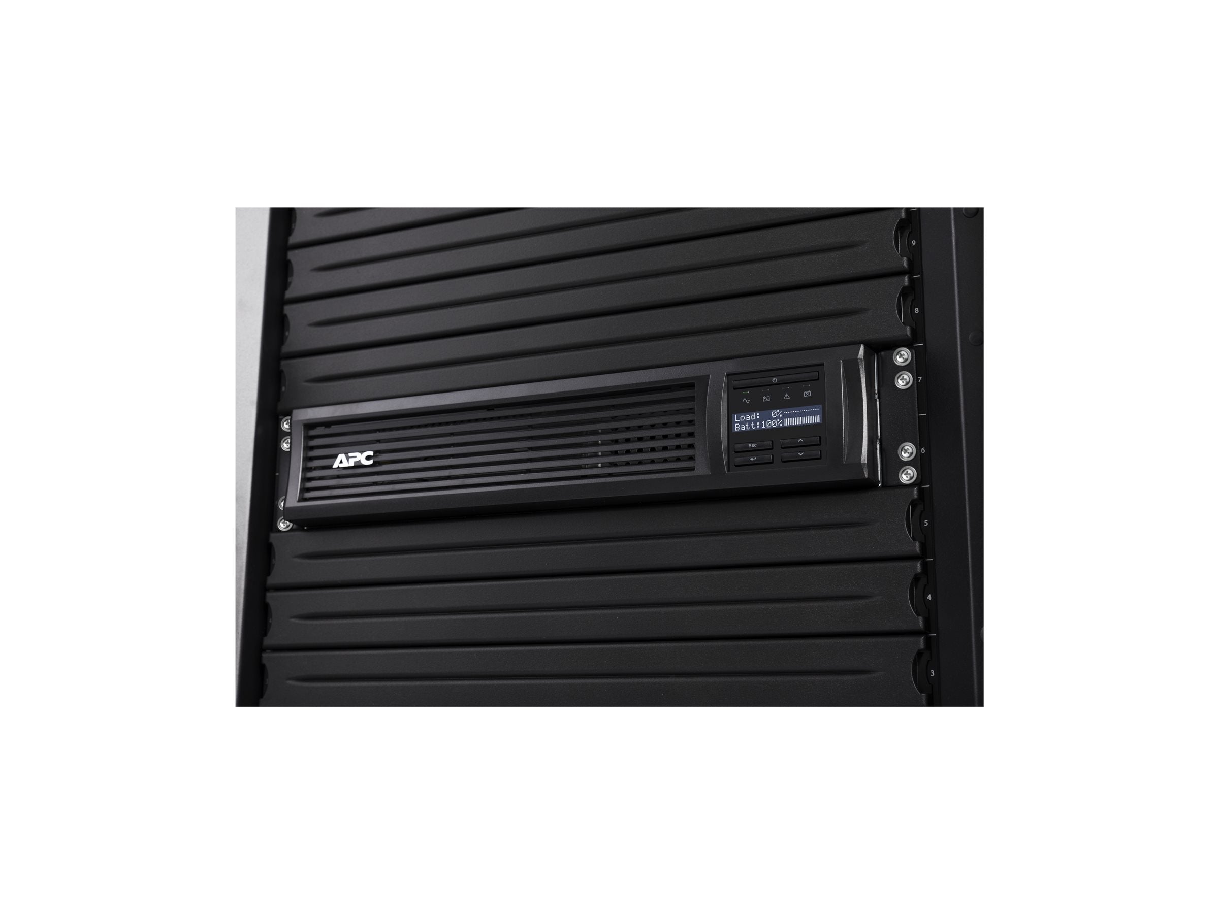 APC Smart-UPS SMT 2200VA LCD RM with SmartConnect UPS Rack AC 230V 1980Watt 2200VA RS-232 USB output connectors 9 2U