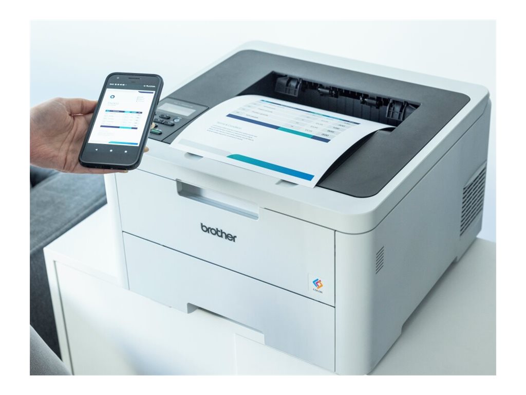 BROTHER HL-L3220CWE Printer colour LED A4 600x2400dpi 18ppm mono 18ppm colour 250sheets USB Wi-Fi