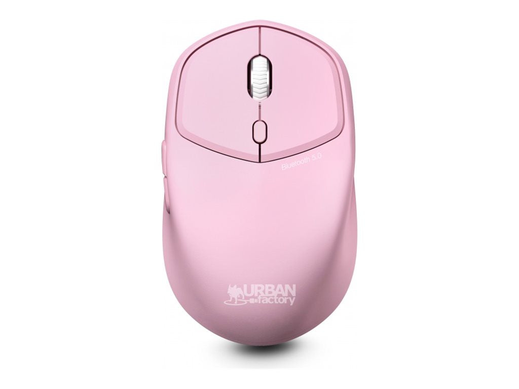 URBAN FACTORY Onlee Color Ambidextrous Mouse 1600Dpi Bluetooth 5.0 - Pale Pink