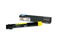 LEXMARK X950, X952, X954 cartouche de toner jaune très haute capacité 22.000 pages pack de 1
