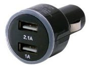 MCL Universal car charger with 2 USB ports