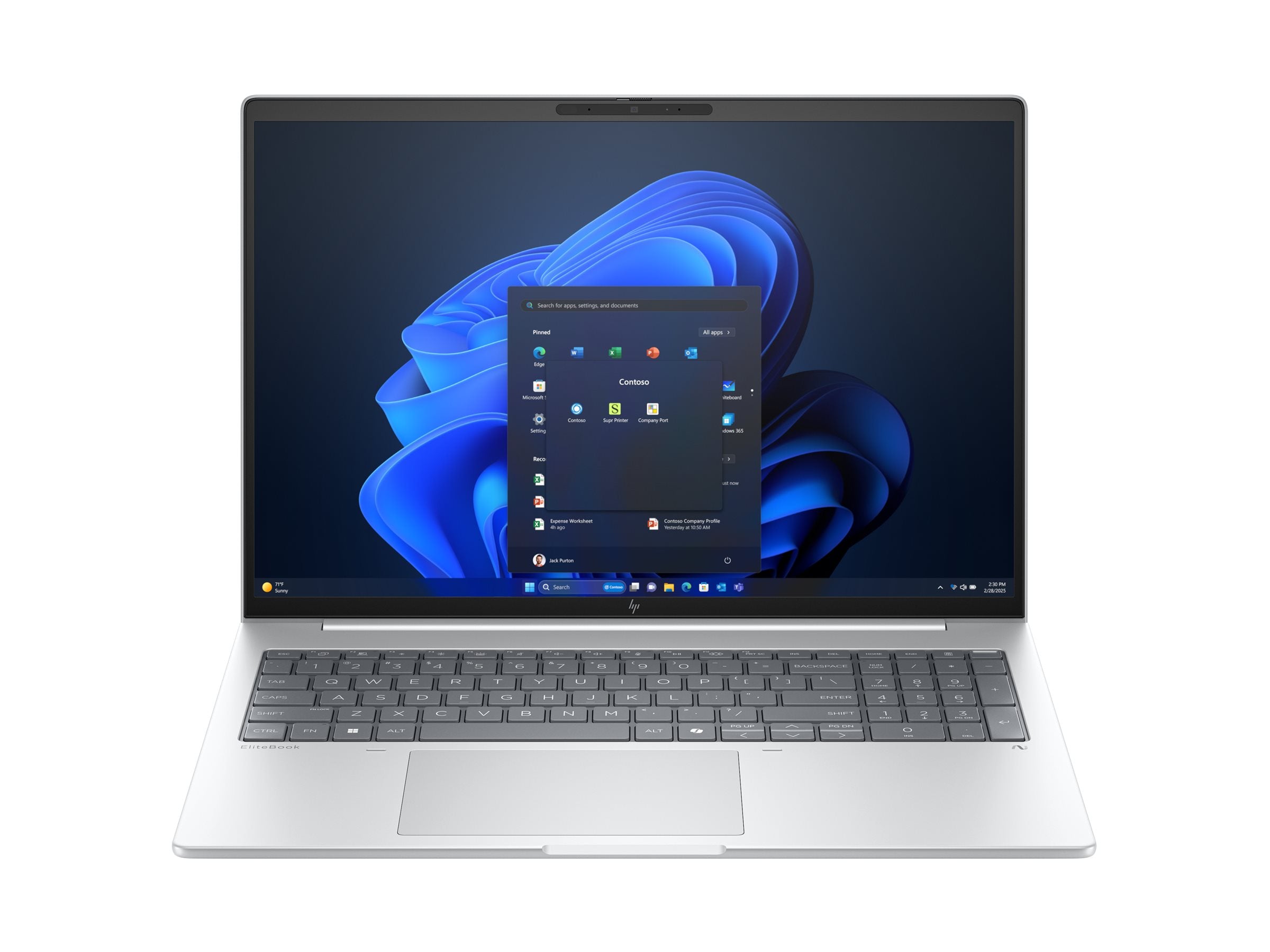 HP EliteBook 8 G1i IA Nouvelle génération Intel Core Ultra 7 256V 16p WUXGA 16Go LPDDR5X 512Go SSD be+BT 3C Batt FPS UMA W11P 3/3/0