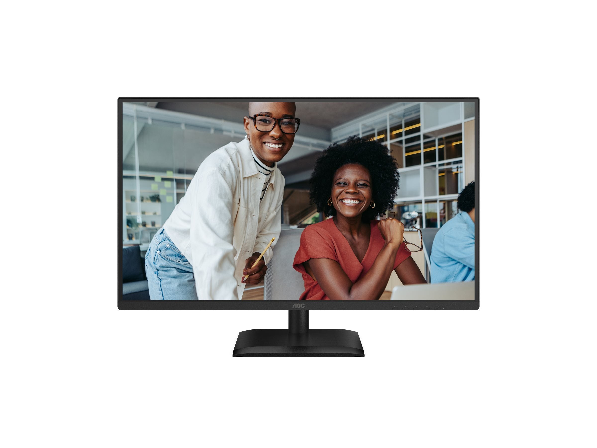 AOC 27E4CV - Écran LED - 27" - 1920 x 1080 Full HD -  @ 120 Hz - IPS - 300 cd/m² - 1500:1 - 4 ms - HDMI, DP, USB-C, RJ45, GAR 5 ans