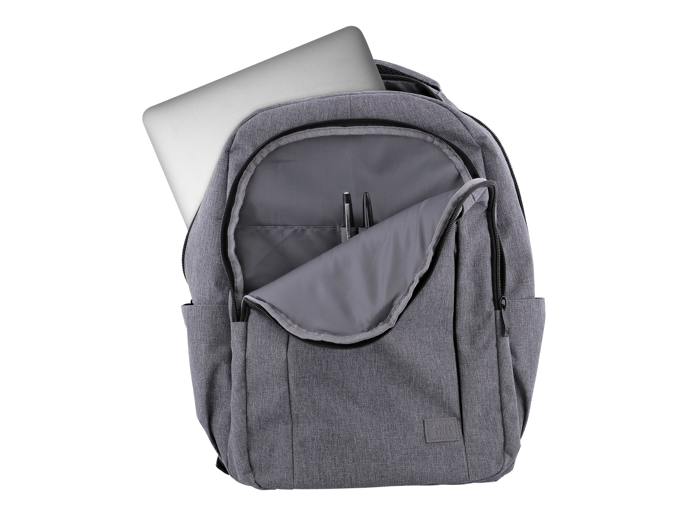 TNB ANTIBES - Backpack for 15p laptop - grey
