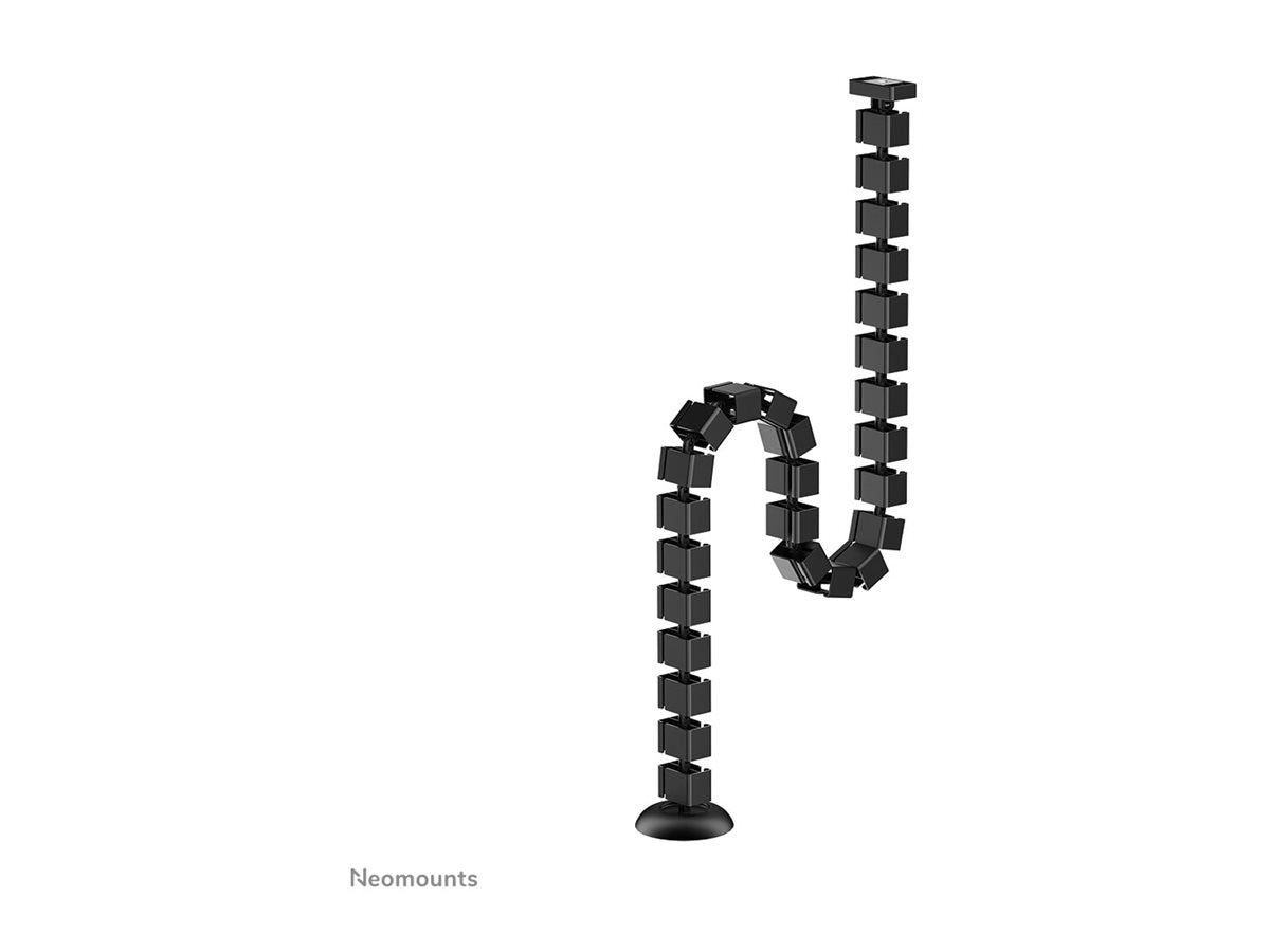 NEOMOUNTS Cable Spine Organizer for sit/stand desk frames magnet mounted black