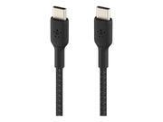 BELKIN BOOST CHARGE USB-C to USB-C Cable Braided 0.15m Black