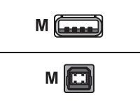 LEXMARK printer cable 2 m