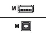 LEXMARK printer cable 2 m