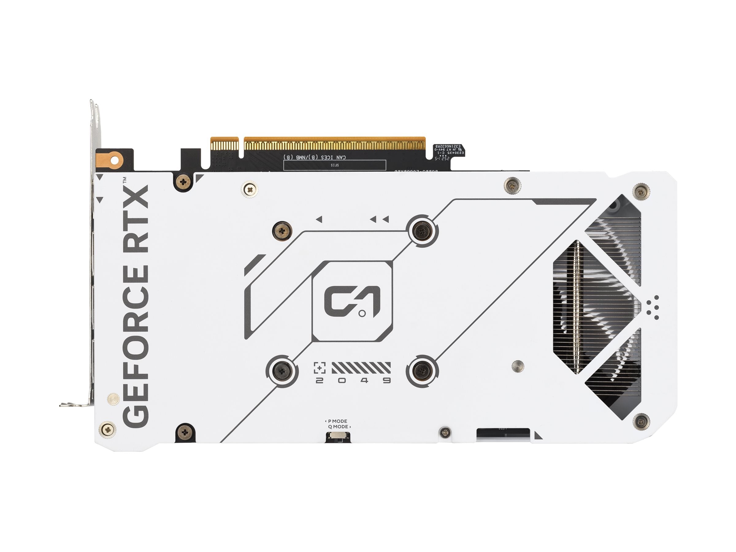 ASUS DUAL RTX 5060 OC 8Go GDDR7 3xDP 1xHDMI WHITE