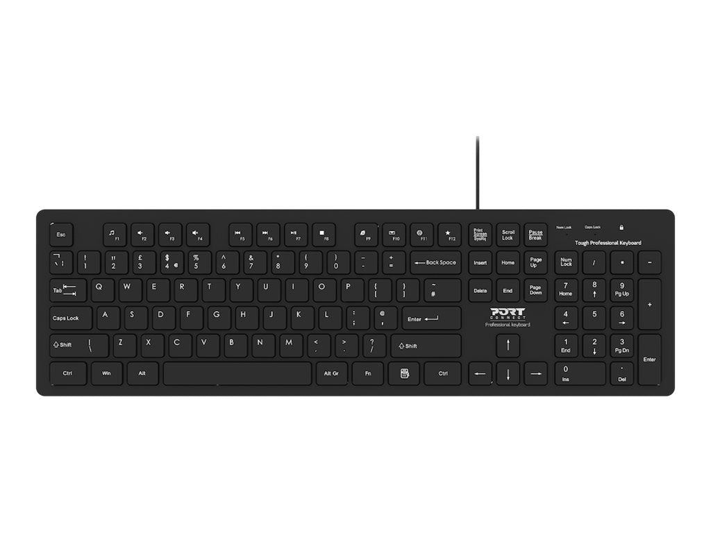 PORT DESIGNS UK Office Keyboard Tough Wired UK