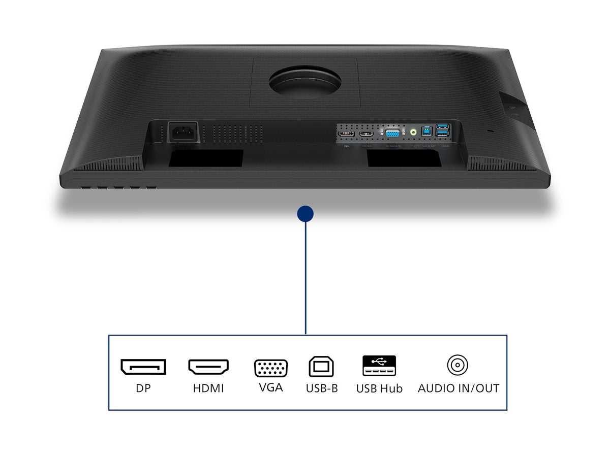 PHILIPS 23.8p 1920x1080 120Hz IPS Flat H/A 150 MM TUV EyeSafe certified USB HUB SPEAKERS DP HDMI 300cd/m2 TCO 10