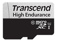 TRANSCEND 64Go microSD w/ adapter U1 High Endurance
