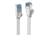 LINDY Cat.6A U/FTP Flat Patch Cable white 5m