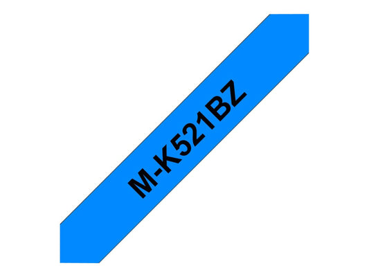 BROTHER MK521BZ tape cassette blue black 8mx9mm none laminate for P-touch 60 65 75 80 85 110