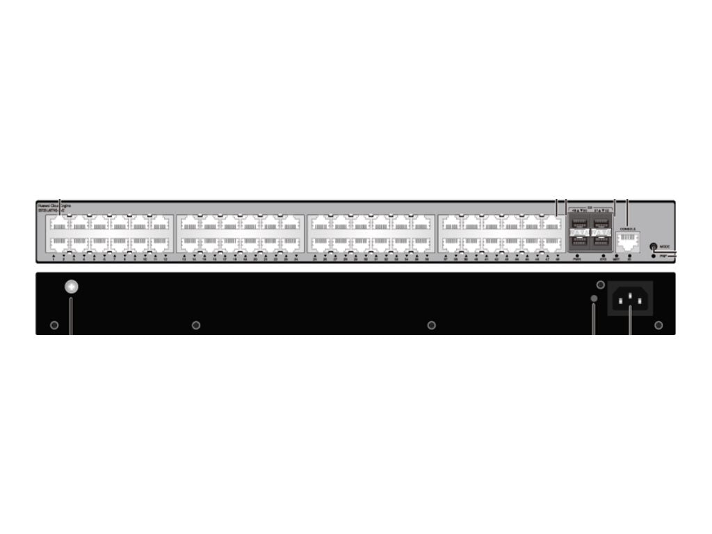 HUAWEI S5735-L48T4S-A-V2 48x10/100/1000BASE-T ports 4xGE SFP ports AC power
