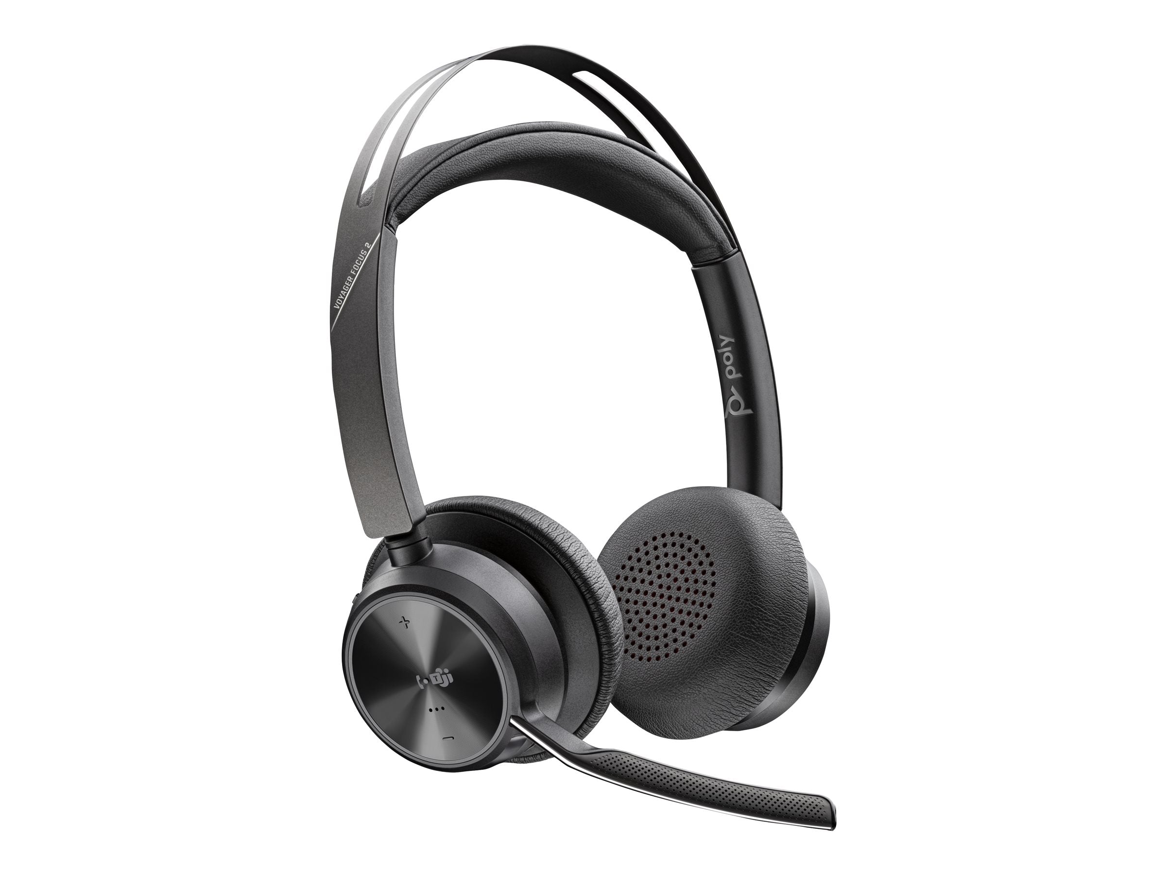 HP Poly Voyager Focus 2 Microsoft Teams Certified USB-C Bluetooth Headset +USB-C/A Adapter