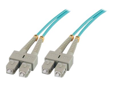 MCL SC/SC Multimode duplex 50/125 OM3 optical fiber - 10m
