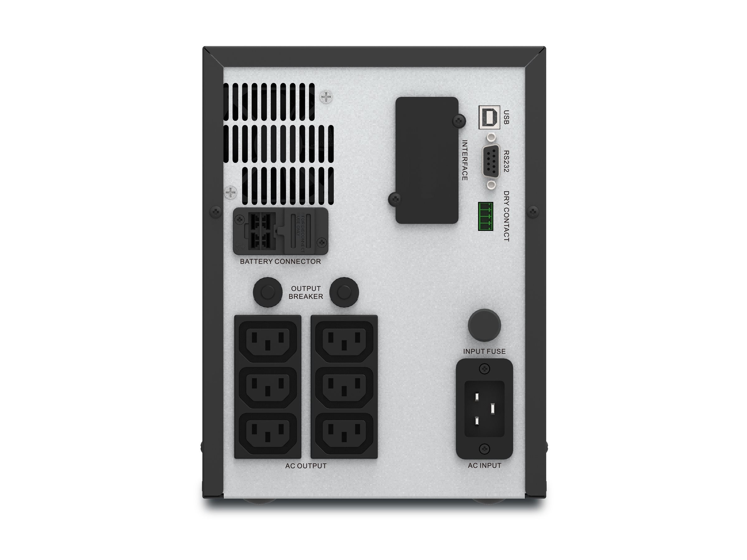 APC Easy UPS SMV SMV3000CAI UPS AC 220/230/240V 2100Watt 3000VA 4 x battery 9Ah USB RS-232 output connectors 6