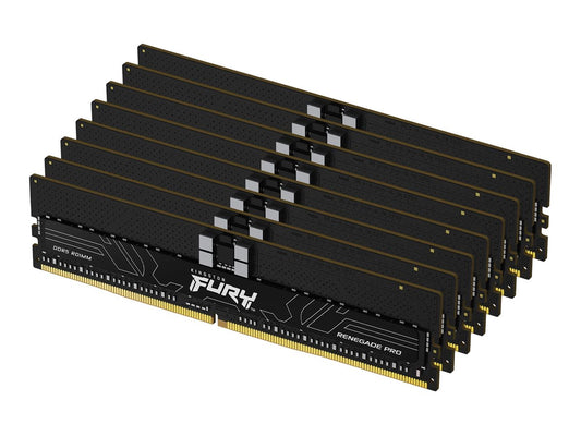 KINGSTON 128Go 6400MT/s DDR5 ECC Reg CL32 DIMM Kit of 8 FURY Renegade Pro EXPO