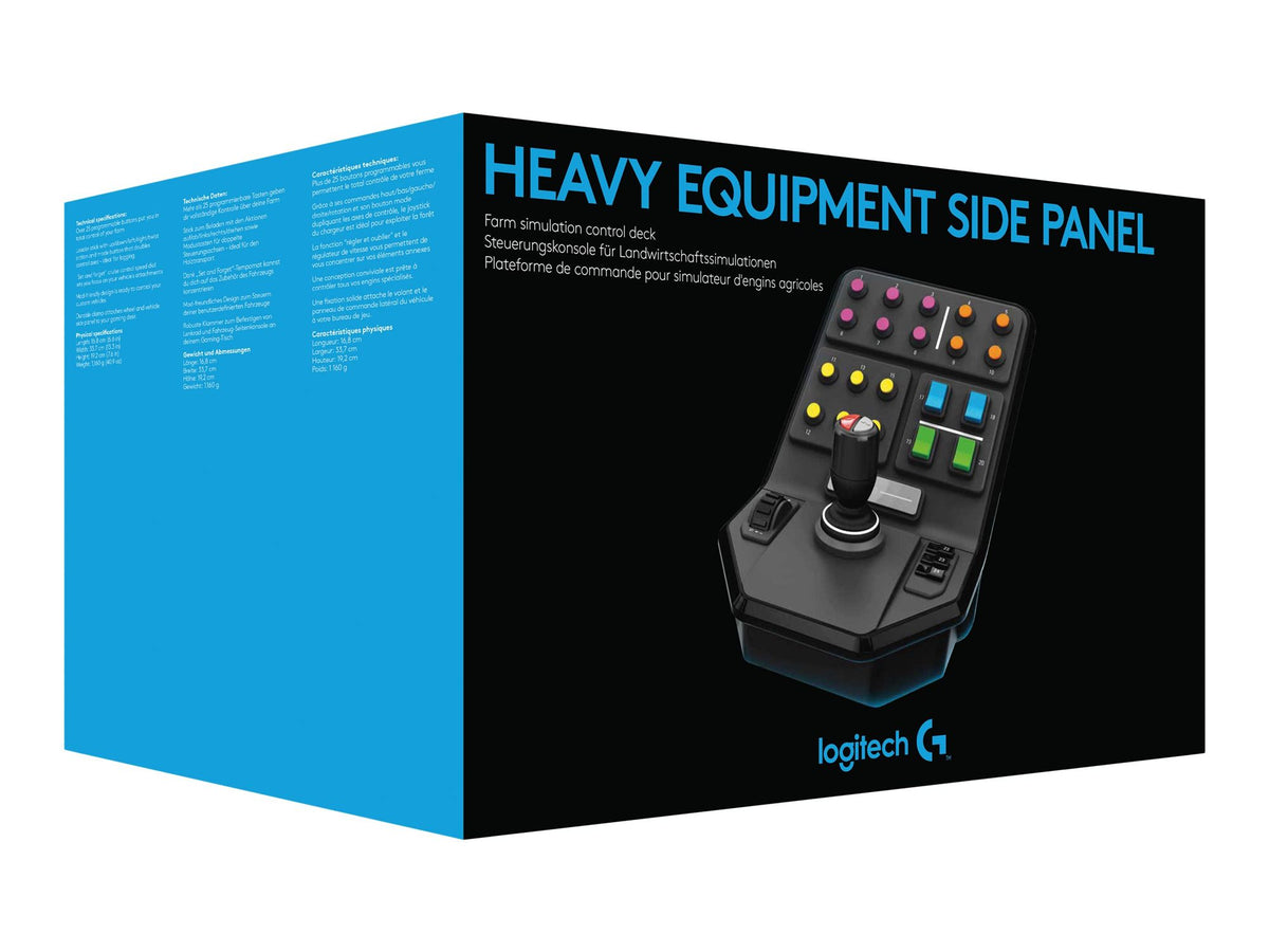 LOGITECH Heavy Equipment Side Panel Flight simulator controller wired for PC