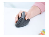 LOGITECH MX Vertical Vertical mouse ergonomic optical 6 buttons wireless wired Bluetooth 2.4 GHz USB wireless receiver graphite