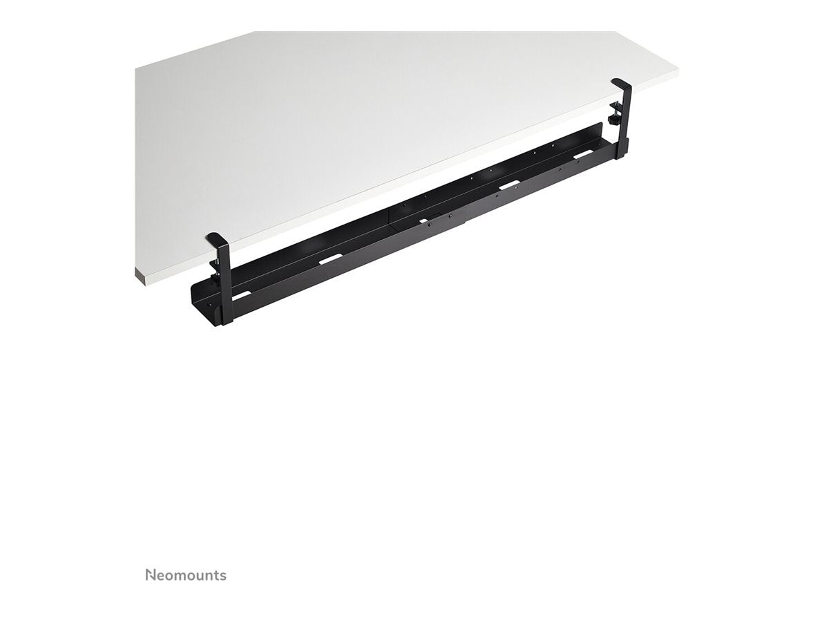 NEOMOUNTS Cable Management Tray max 5kg. clamp-on design universal black