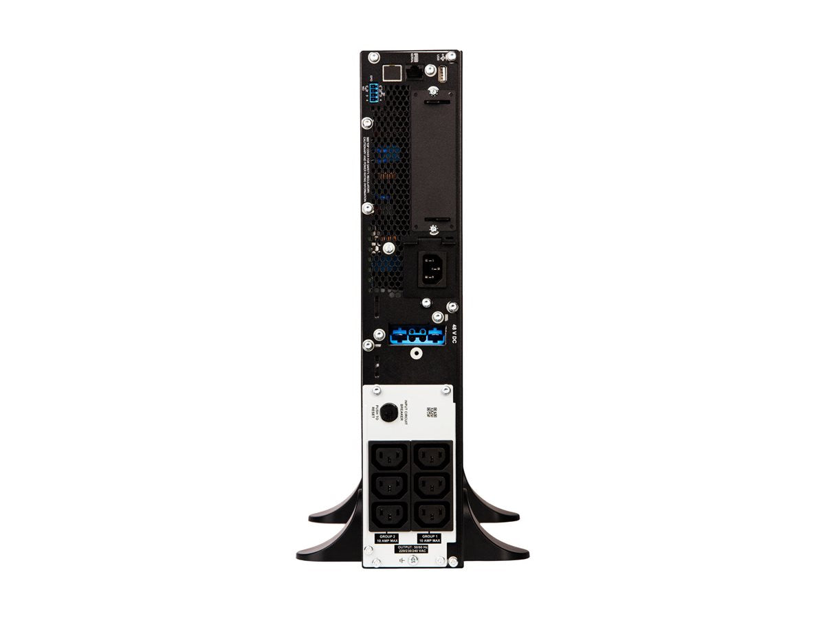 APC Smart-UPS SRT 1000VA UPS rack-mountable / external AC 230V 1000Watt 1000VA RS-232 USB output connectors 6 PFC Black