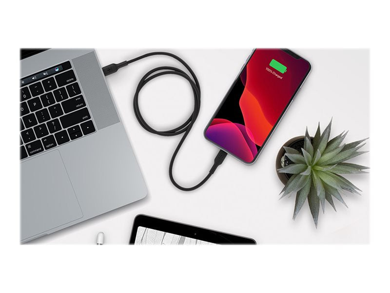 BELKIN BOOST CHARGE USB-C to Lightning Cable PVC 1M Black