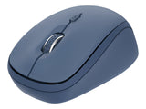 TRUST Souris sans fil compacte YVI+ Multi-connexion Bluetooth + 24 Ghz - Noire