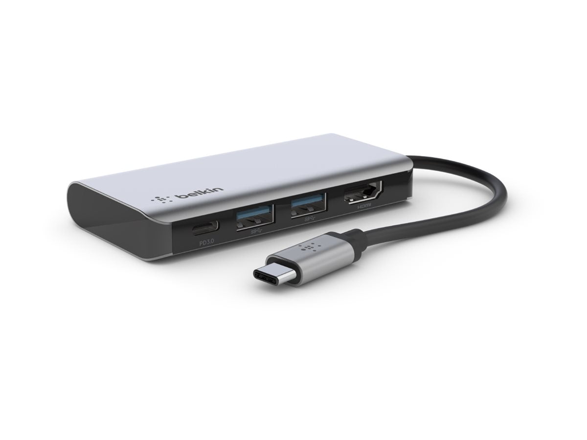 BELKIN Hub USB-C avec HDMI 2x USB-A 100W PD