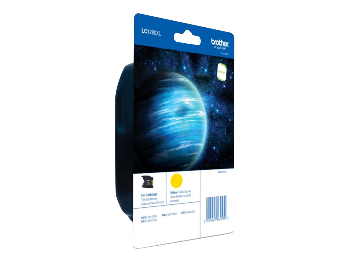 BROTHER LC-1280 cartouche d encre jaune très haute capacité 1.200 pages 1-pack blister sans alarme