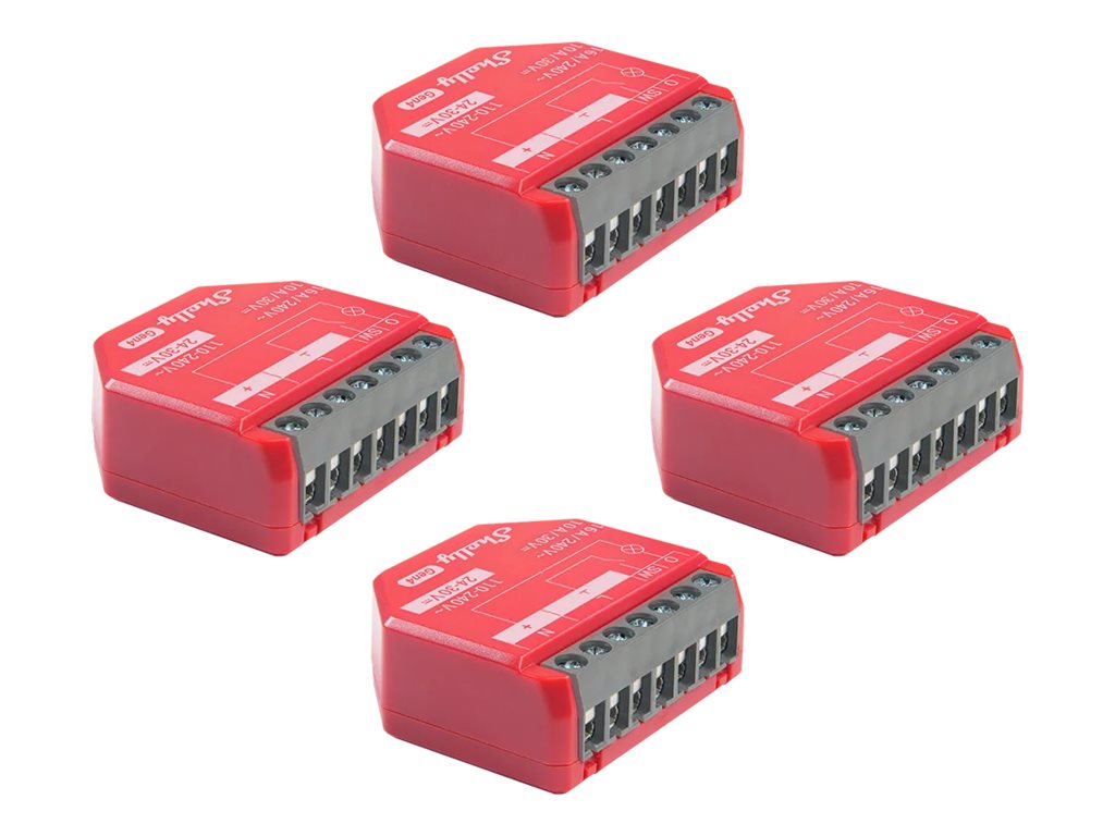 SHELLY 1PM Gen4 4-Pack Matter WLAN PM Switch